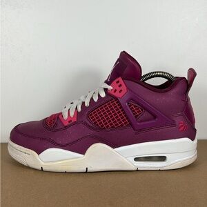 Nike Air Jordan 4 Retro 6y Valentines Day True Berry Pink 487724-661